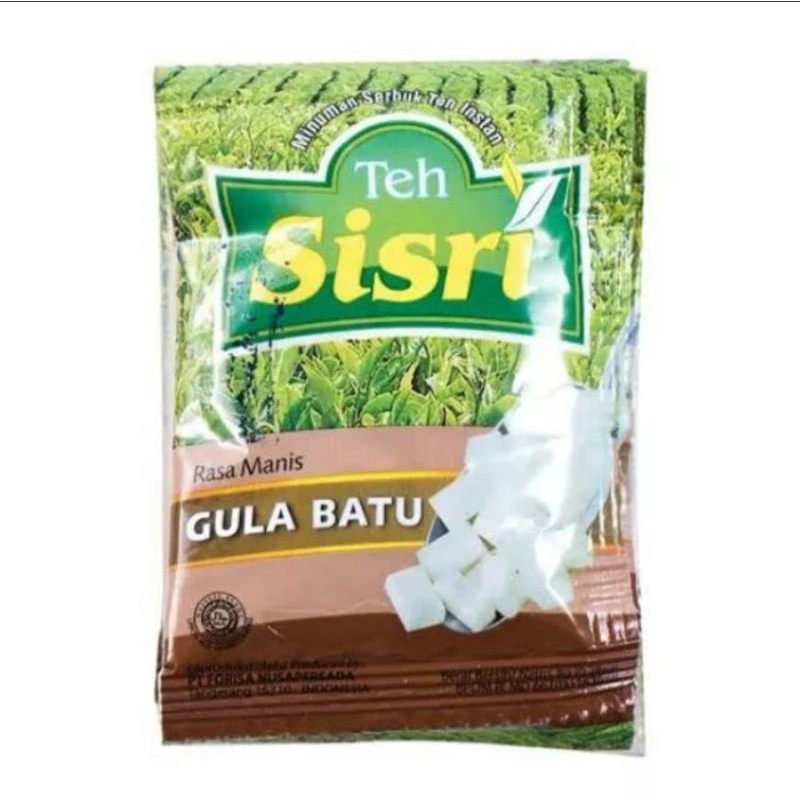 

TEH SISRI GULA BATU 1 RENCENG ISI 10 PCS