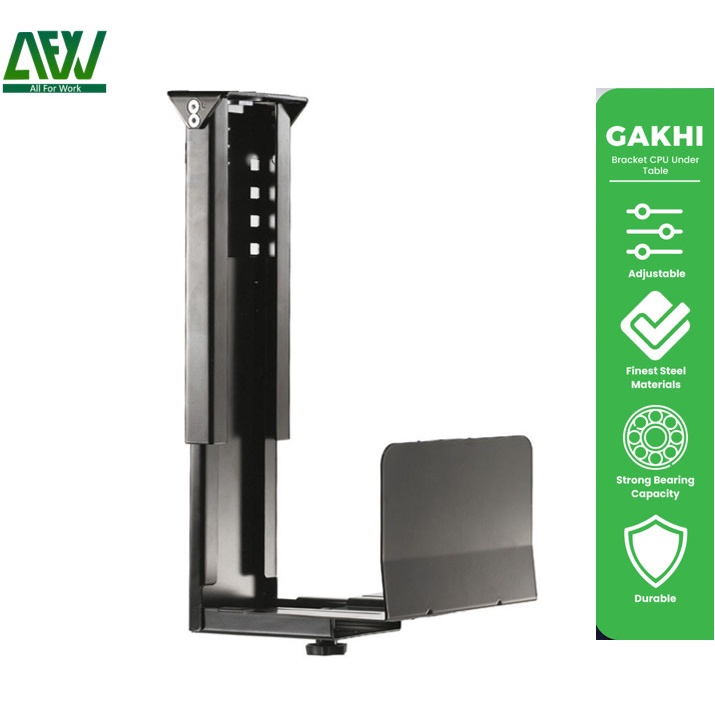 GAKHI Bracket CPU Under Desk Table Bawah Meja - ALL FOR WORK BCU01