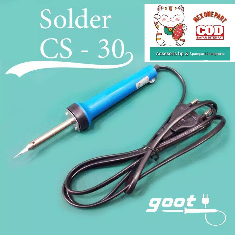 Solder Listrik Goot CS-30 - Alat Soldering Berkualitas Tinggi