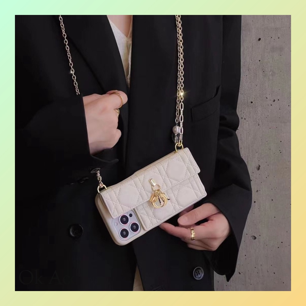 Case Tas Sling FH73 Dompet tempat kartu mini card atm cc ktp for iphone 11 12 13 14 PLus 14+ Pro max