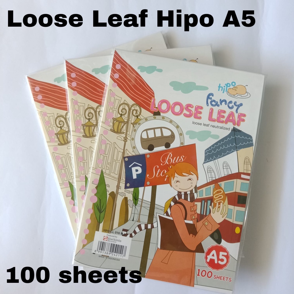 

Kertas Binder A5/Loose Leaf Hipo Fancy/Kertas Binder Karakter/Kado Unik