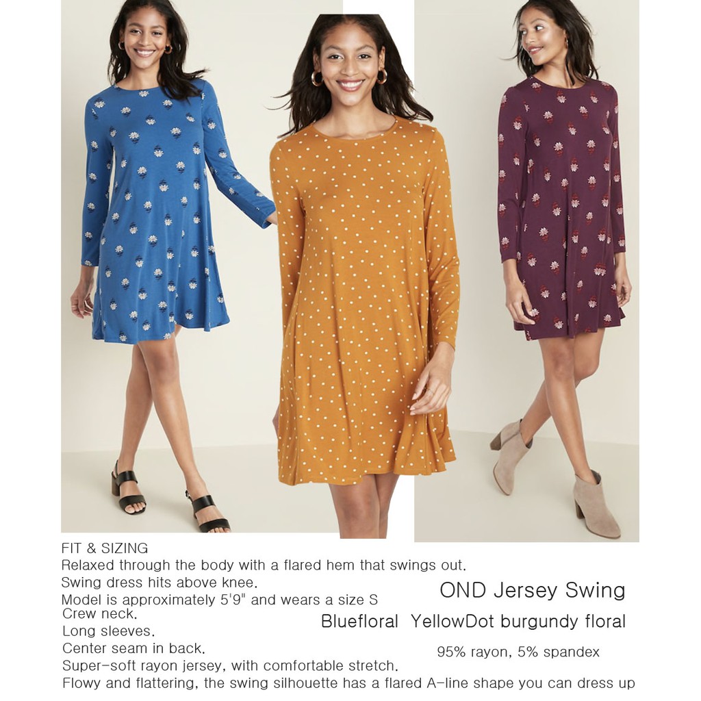 old navy floral swing dress