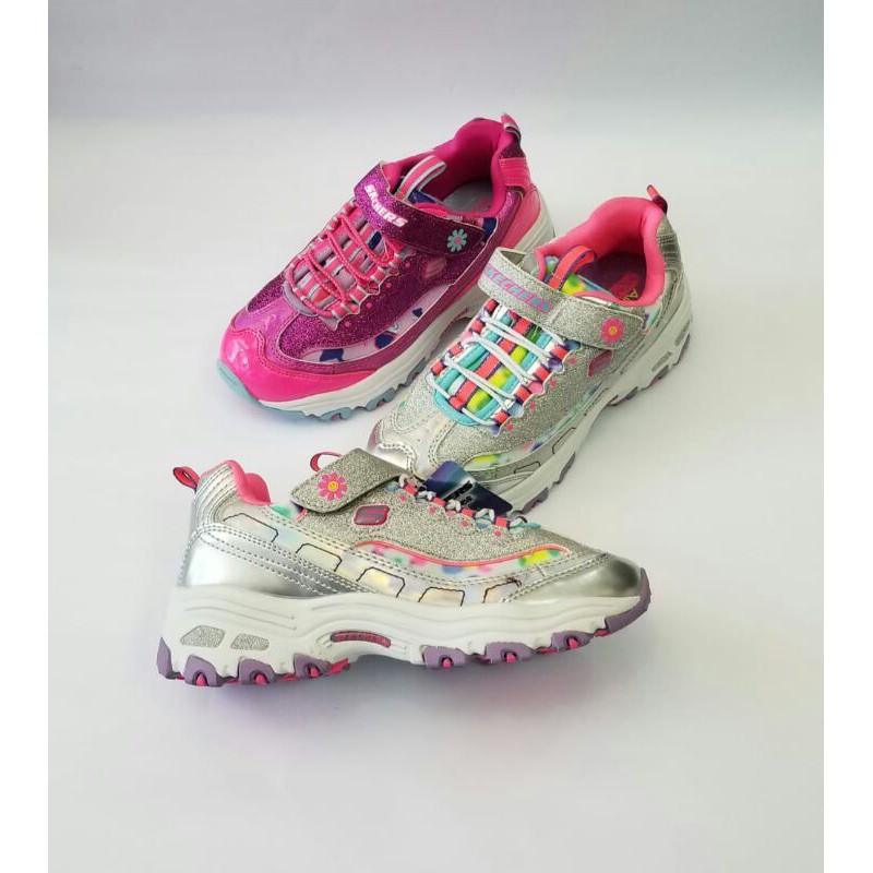 SEPATU ANAK SKECHERS DLITES D'LITES KIDS JUNIOR SHOES FOR GIRLS / SKECHERS ANAK PEREMPUAN