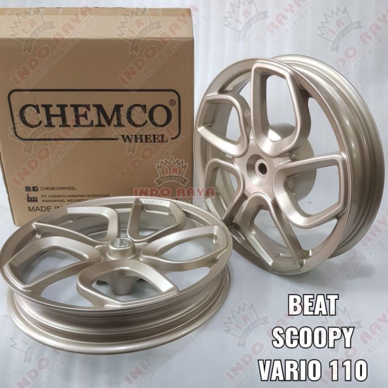 Velg pelek racing vario beat scoopy vario 125 chemco r14 model penta