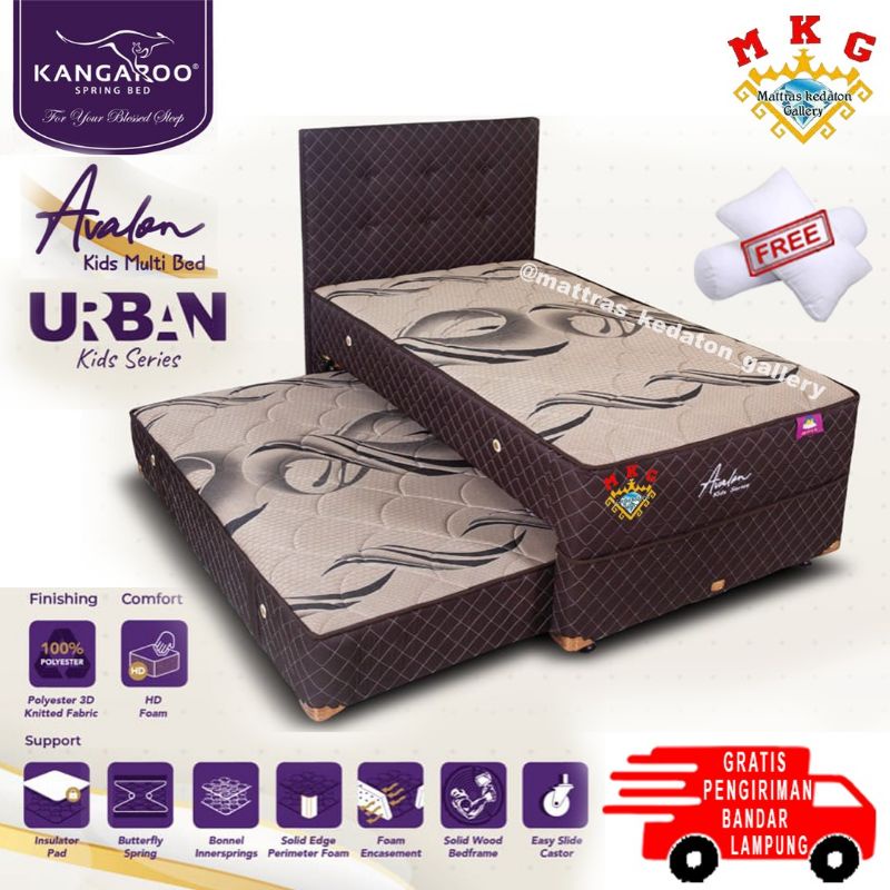 Kangaroo Springbed 2 in 1 Sorong Avalon - Kasur Springbed Sorong 2in1