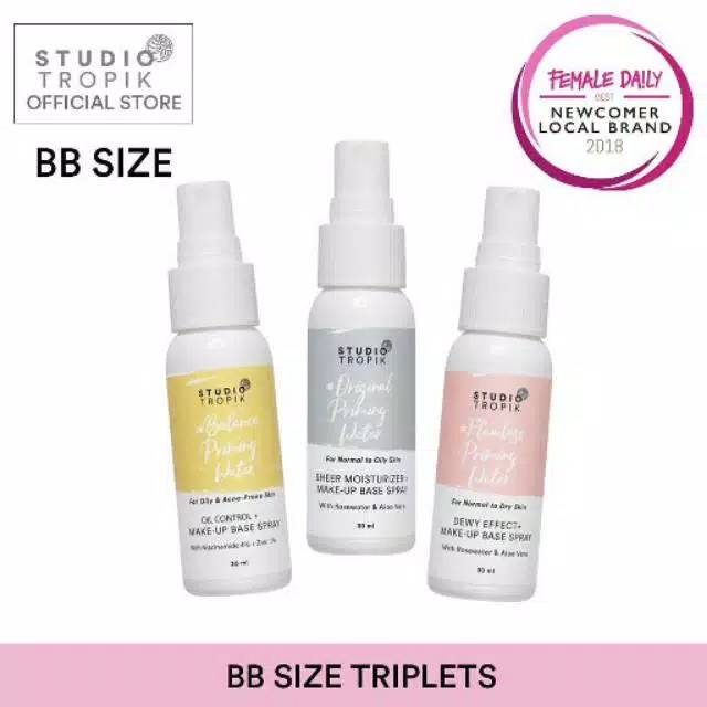 ❤ MEMEY ❤ STUDIO TROPIK Priming Water - Original - Flawless - Balance