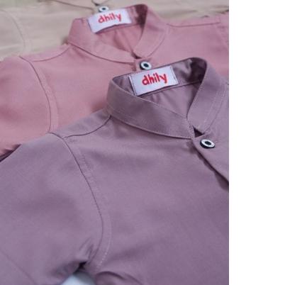 ➲ Baju Koko couple Ayah anak, Kemko couple, kemeja koko bayi ✭