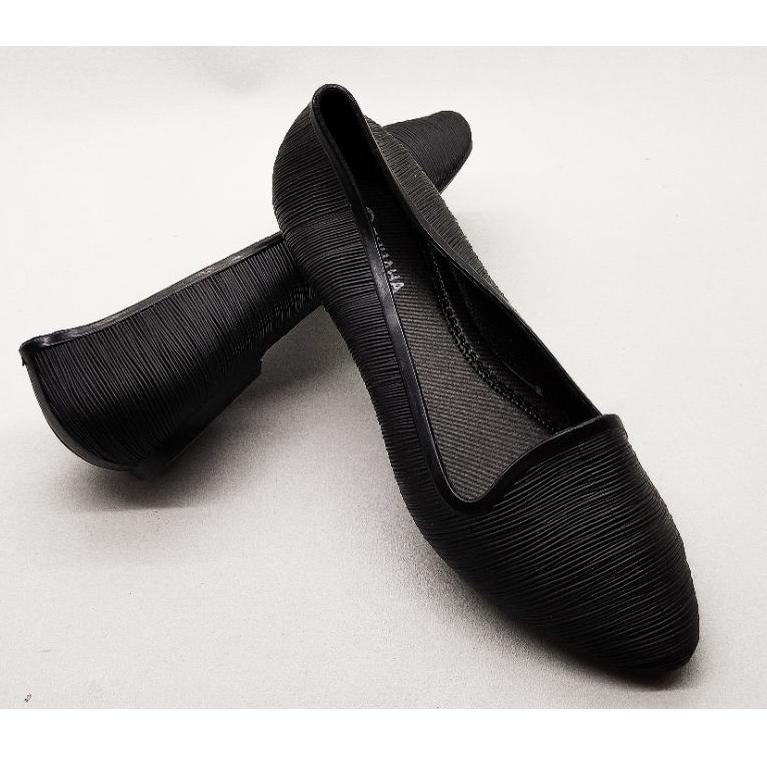 "TV. 994355" FUHAHA - SEPATU BALET WANITA MOTIF SALUR / SANDAL BALLET WANITA/ FLAT SHOES JELLY / FUH