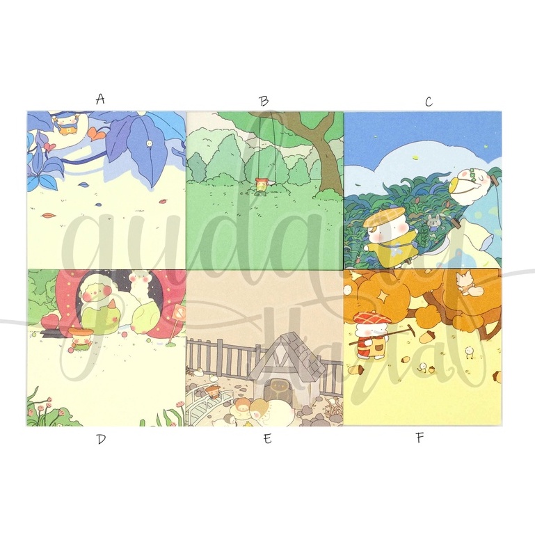 

GCC Memo Wild Live Memopad Motif Alam Hewan Kebun DIY GCC 301194