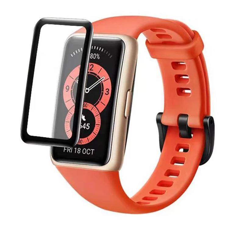 Pelindung Layar Smartwatch Huawei band 7 6 Pro Bahan Tpu 3D