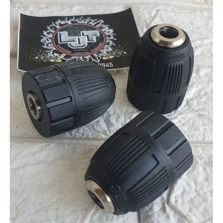 KEPALA BOR CAS/LISTRIK KEPALA BOR 10 MM CORDLESS/KEPALA BOR BATERAI 10MM KEYLESS/KEPALA BOR 10MM/13M