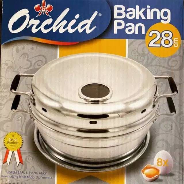 ORCHID Baking Pan 28CM - 8 Telur BATAM