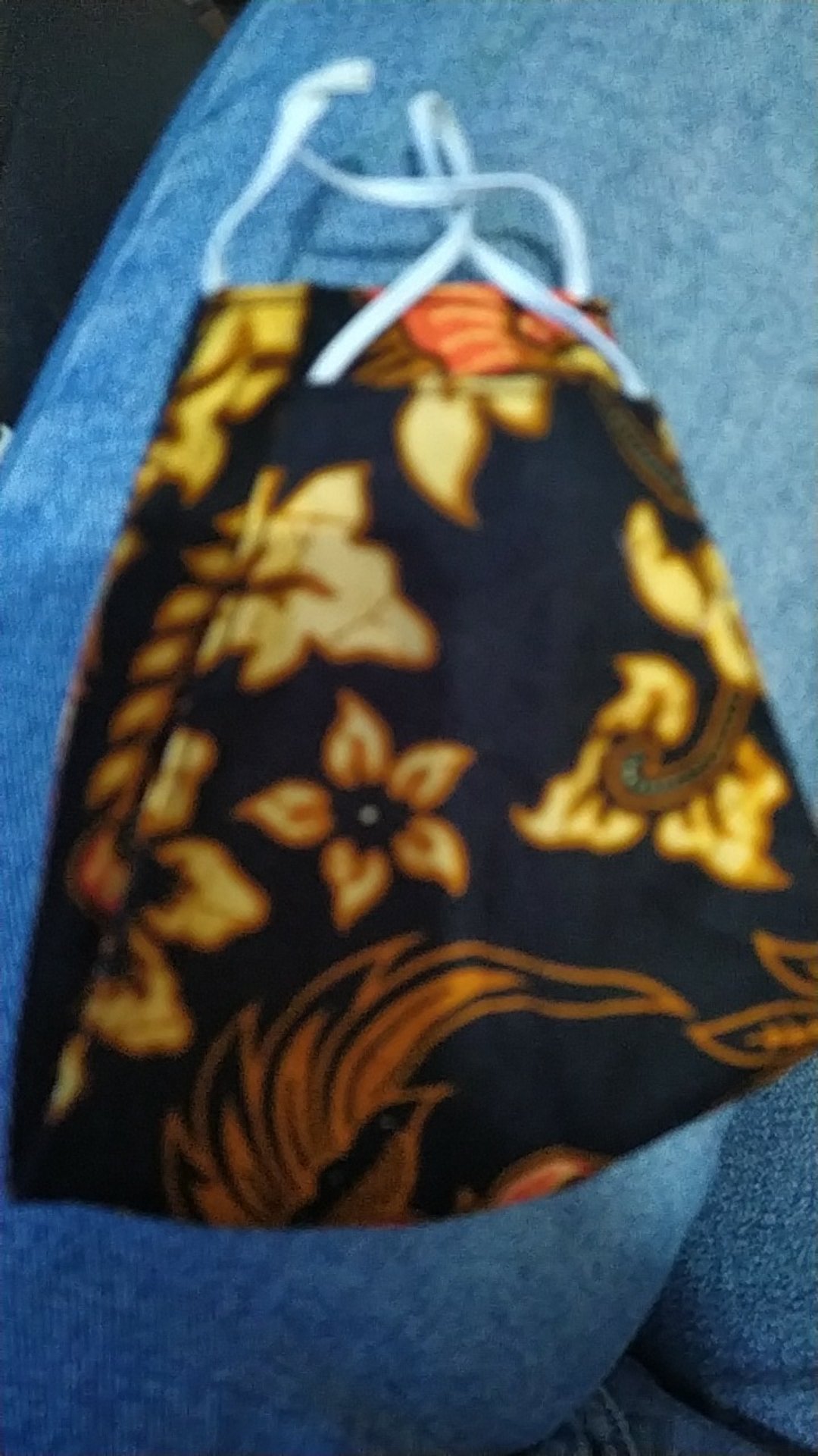 Tey-17 Batik Wanita Asj Sa Hrb026 Kenongo Kemeja Tosca Pendek