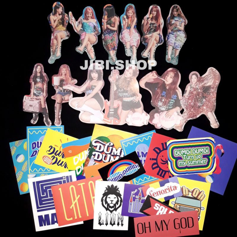 [sticker] (g)i-dle dumdi dumdi official sticker album miyeon yuqi shuhua minnie soyeon soojin g idle