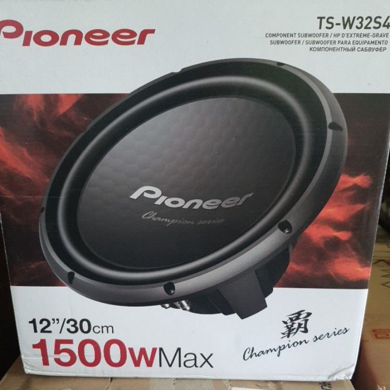 Subwoofer Pioneer 12 inc TS-W32S4 Champions series - Single Coil