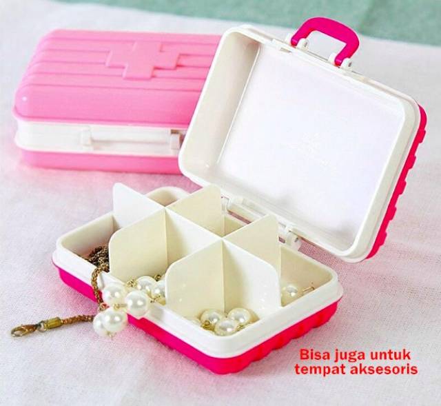 kotak obat bentuk koper suitcase medicine box