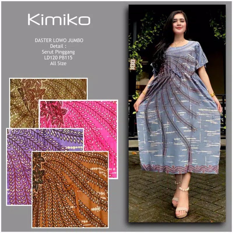 Daster Longdress Terbaru Lowo Serut Kimiko / Coza Batik