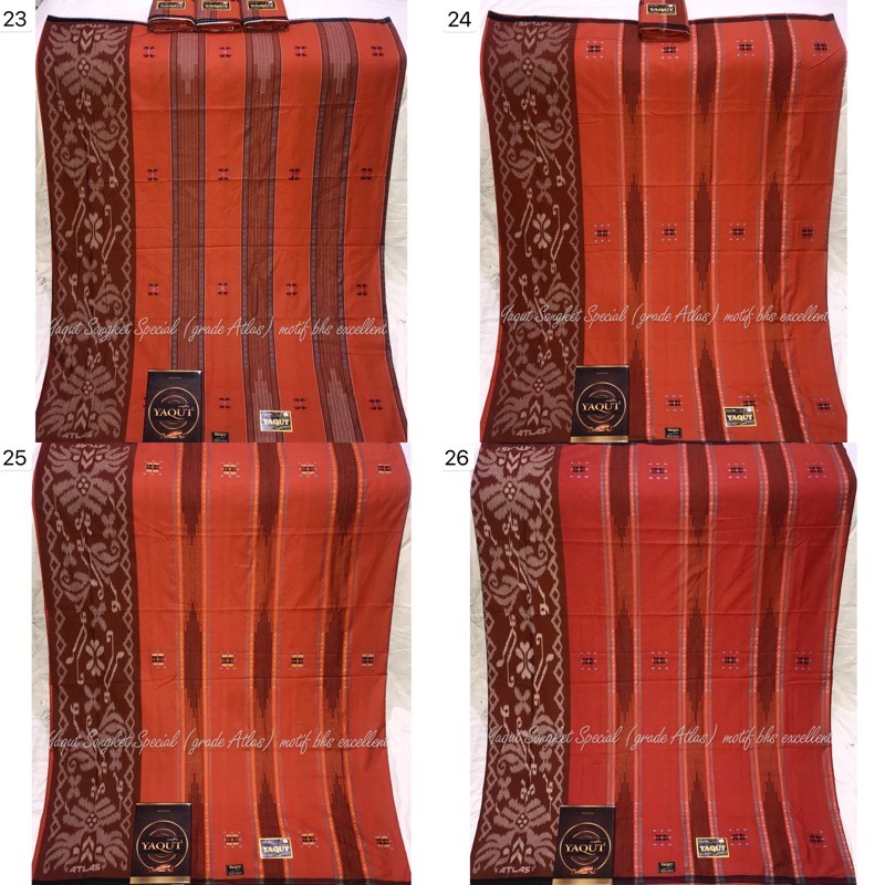Sarung Yaqut Songket Special motif BHS by Atlas
