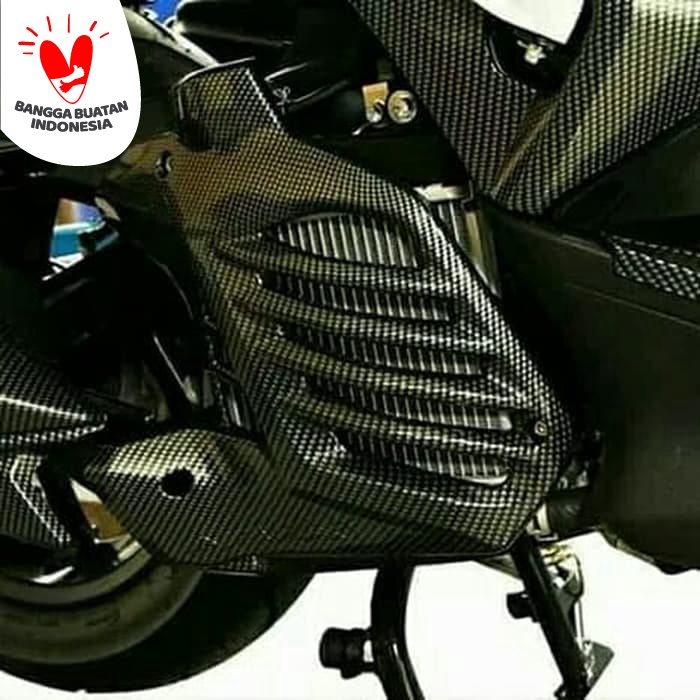 Cover Tutup Radiator Aerox 155 LEXI Nemo Carbon / Kipas Karbon Aerox