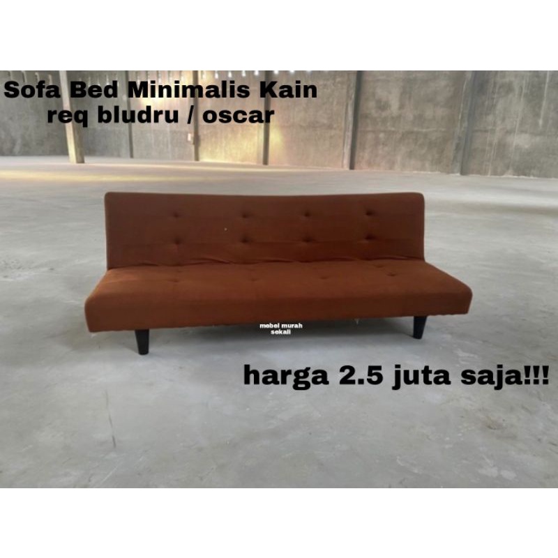 (PROMO 2.5 Juta) SofaBed/ Sofa Bed Minimalis 1 Tekukan Murah