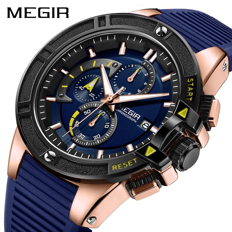 MEGIR 2095 Jam Tangan Pria Analog Chronograph WATCHKITE WKOS