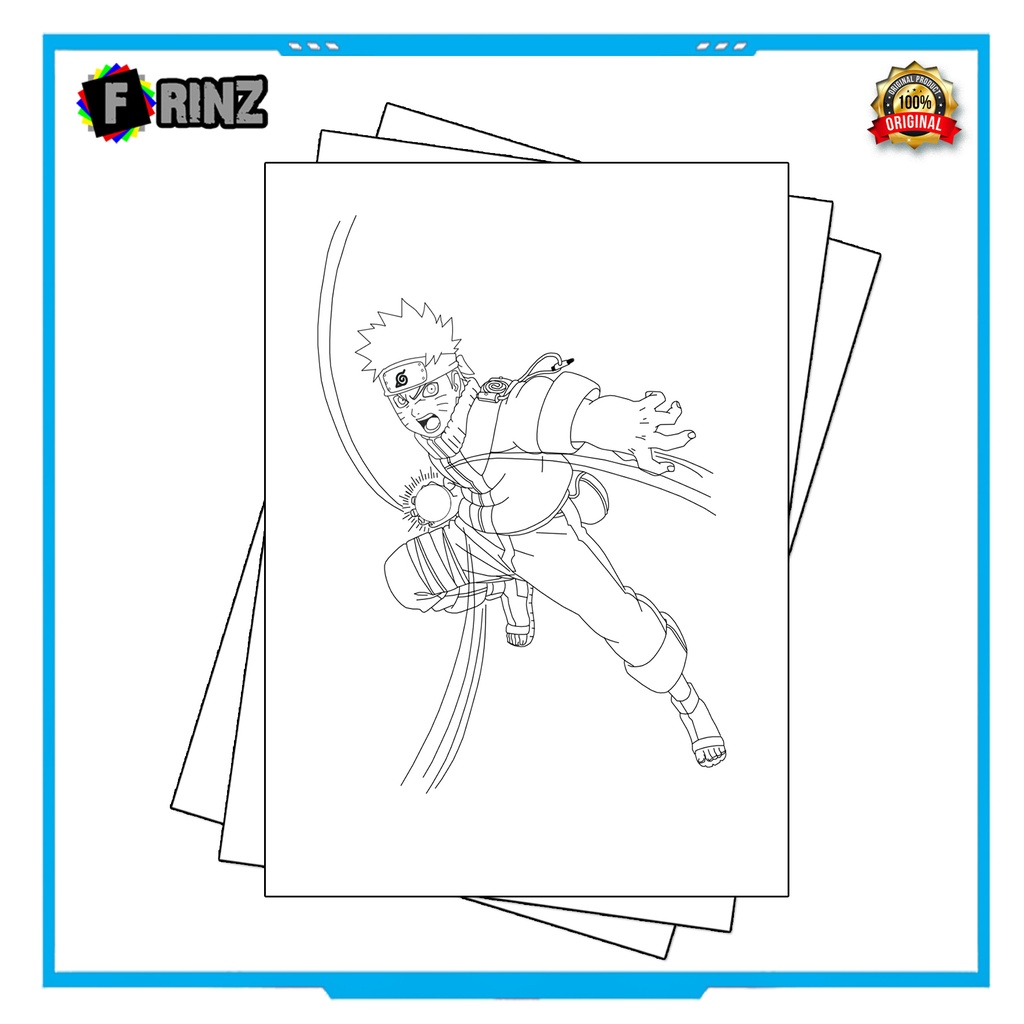 Gambar Sketsa Mewarnai ~ 11 . Naruto Part 1 / Seketsa Lukis / Drawing Sketch / Menggambar-10