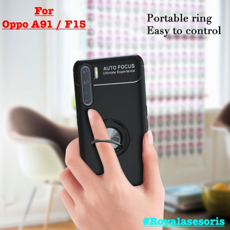 Casing Oppo A91 / F15 iRing Invisible TPU Soft Case Cover