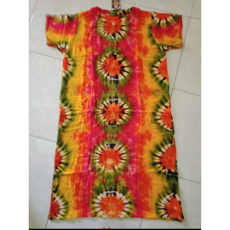 Daster wanita Motif Tie dye