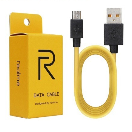 ORIGINAL Kabel Data Cesan HP Realme VOOC Qualcom 3.0 MICRO USB Quick Charger Support Fast Charging 2.4A 1 Meter Tali Kabel Data Charger Ces Realmi Ori Tipe Mikro USB Output 2.4 Ampere Pack Kardus