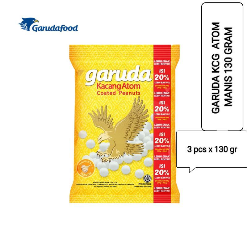 

GARUDA KACANG ATOM MANIS 130 3 PCSX130 GR