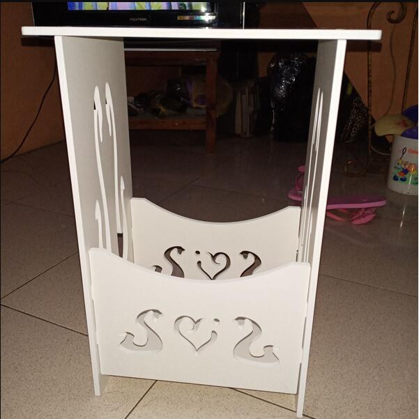 BEDSIDE TABLE Swan Love Meja Sudut Coffee Table Kayu Meja Ngopi Meja Majalah