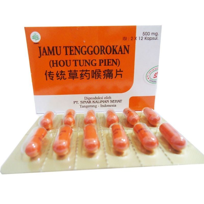 JAMU TENGGOROKAN Hou Tung Pien ( bpom ) Obat Sakit Tenggorokan - Obat Cina ZONADEALZTOKOOBAT