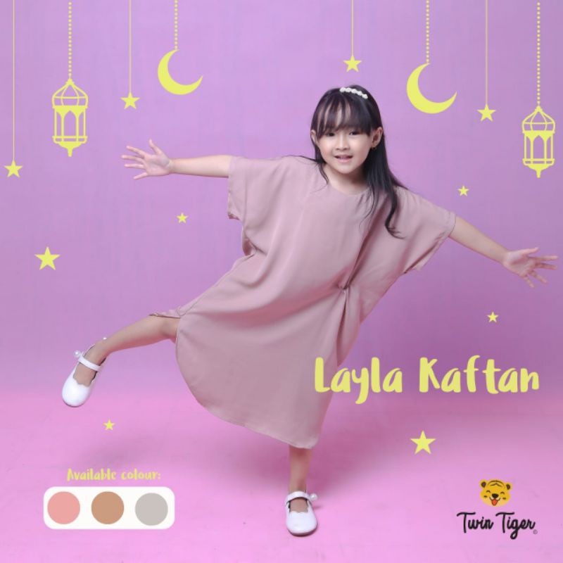 Twin Tiger Kaftan Layla - Kaftan Anak Premium