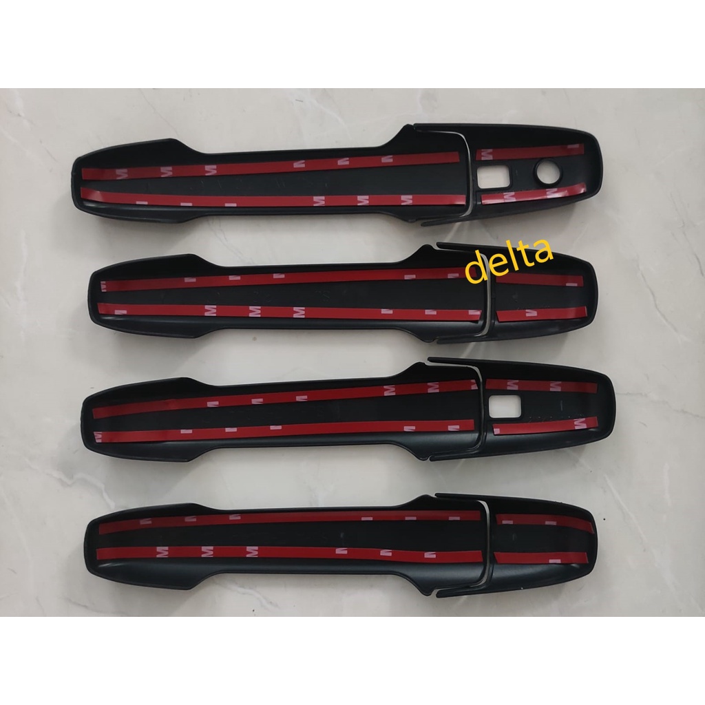 Cover Handle/Handle cover Avanza/Xenia 2022 Hitam Doff 4pcs