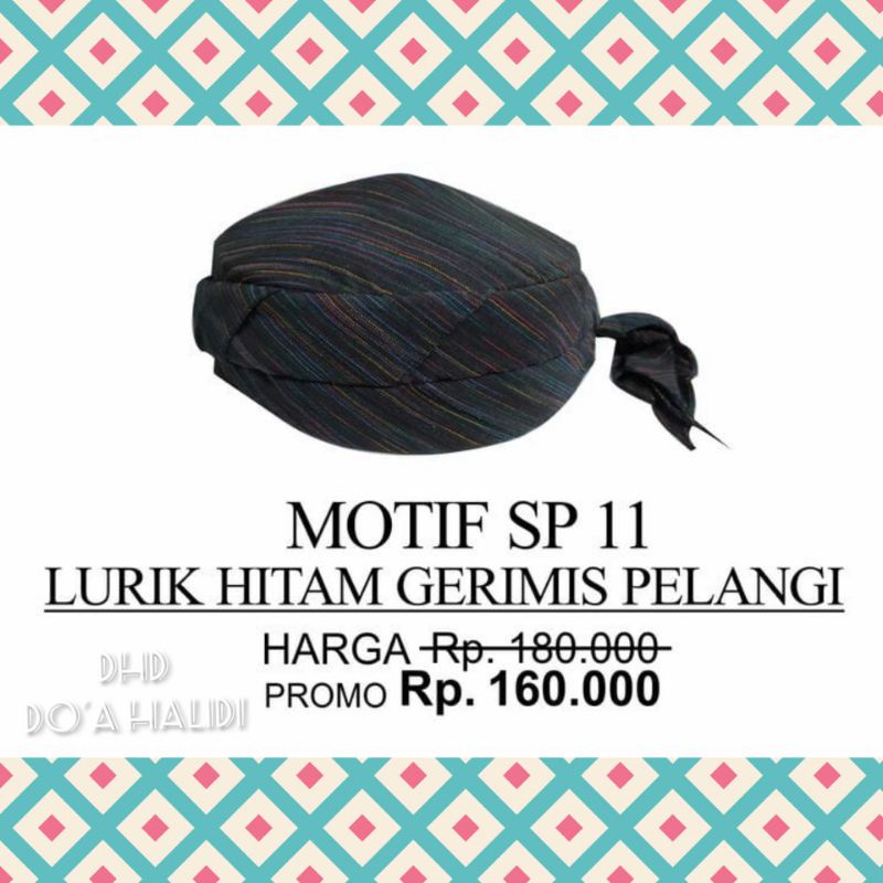 PECI JOGOKARIYAN - PECI - PECI BATIK - SONGKOK - KOPIAH - PECI BATIK JOGOKARIYAN