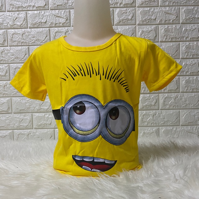 Kaos anak cowok (MINION) 1-9 tahun