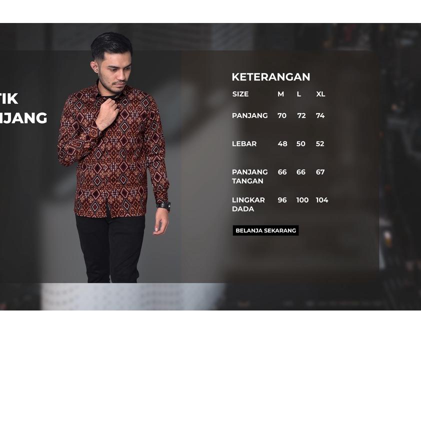 ℗ DGM Fashion Kemeja Batik Songket Pria Batik Pria Lengan Panjang Batik Premium Batik Songket ✪