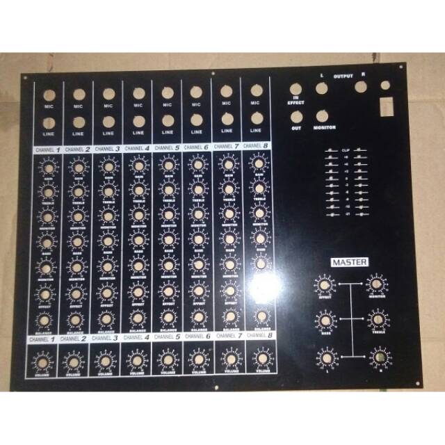 Plat Atas Mixer Panel Mixer 8 Chanel