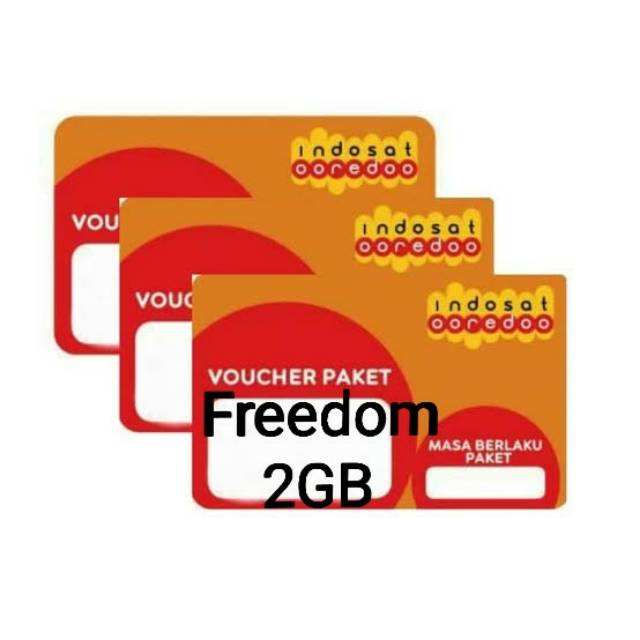 Voucher Indosat FREDOM 2GB
