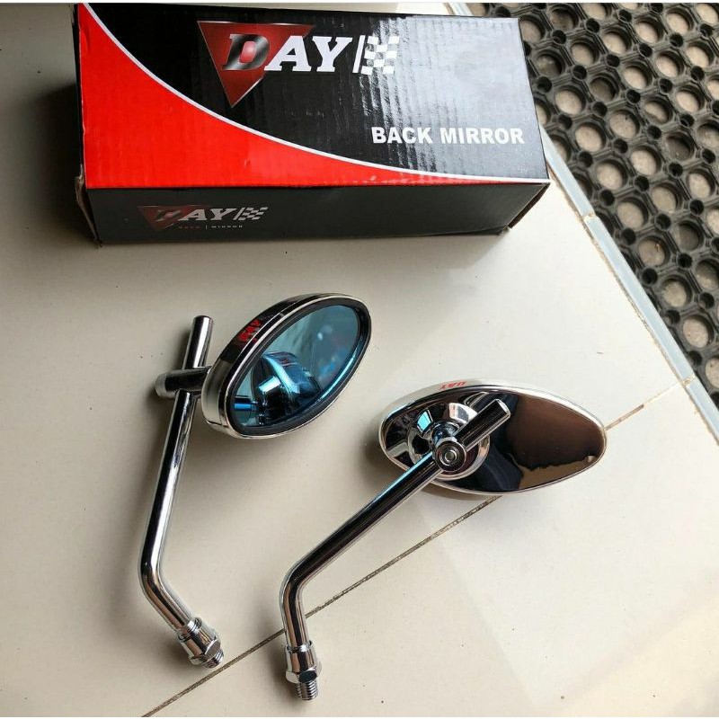 Kaca spion variasi oval kecil day drat 14 CB GL MEGAPRO TIGER dll