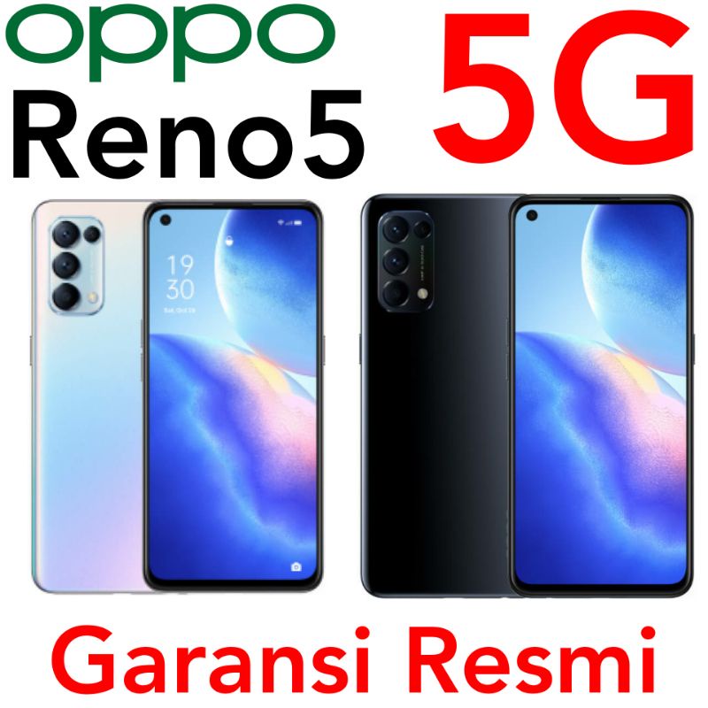 Oppo Reno 5 5G 8/128 Snapdragon Garansi Resmi Reno5