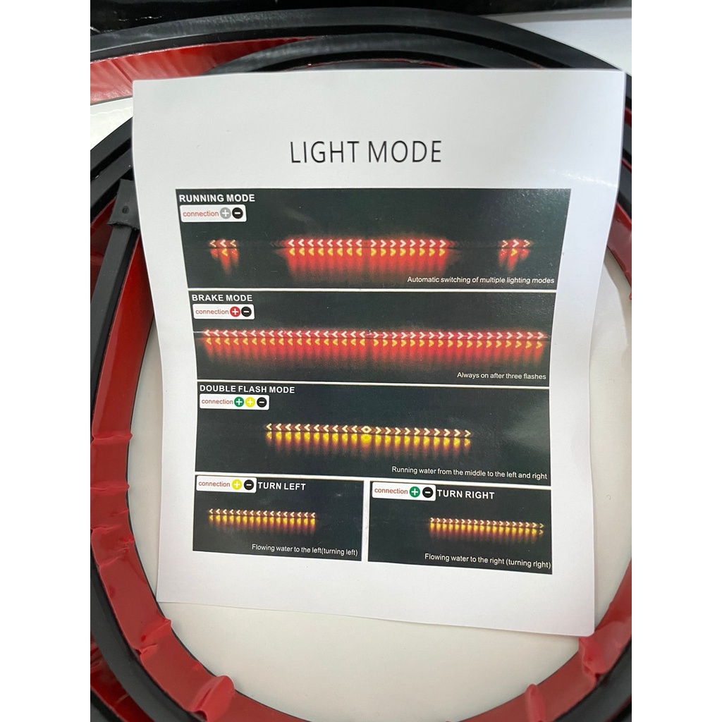 Tail Box LED Lamp Panah 12V 24V Lampu Bagasi Panah 1.5M 2M 24 Volt 12 Volt Tail Trunk 150cm 200cm