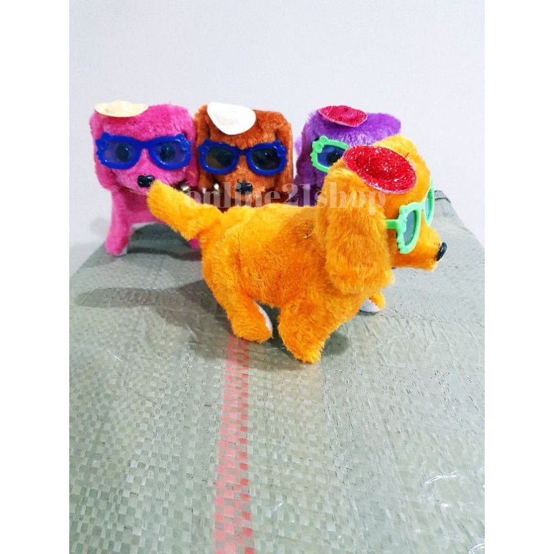 mainan anjing bisa berjalan