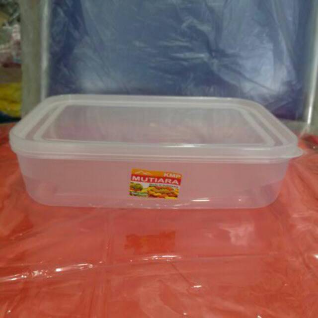 KOTAK PLASTIK PERSEGI 900ML