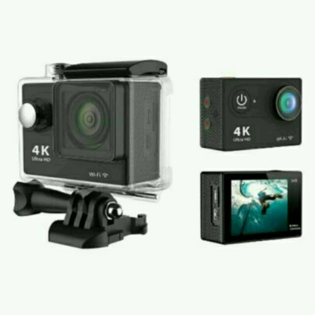 Kamera Action 4K ULTRA HD DV + WIFI + CASING WATERPROOF