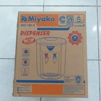 Dispenser Air Galon Aqua MIYAKO WD-186 H Hot dan Normal Higienis