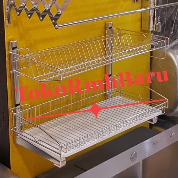 Gambar Rak Piring Wastafel Aluminium LEMARILA