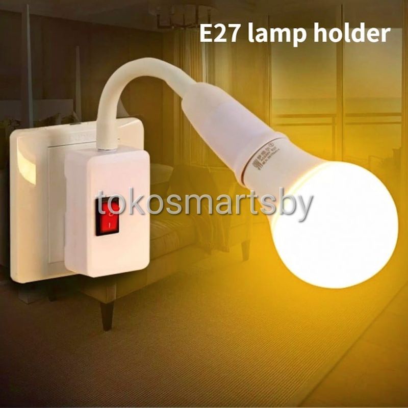 Fitting Lampu Flexibel Steker On Off E27 Fitting Lampu Fleksibel Standart