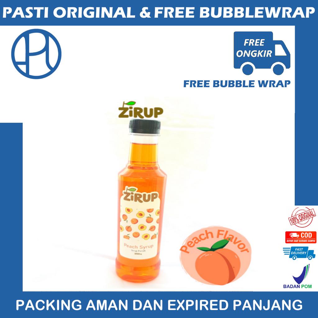 ZIRUP Minuman Sirup Rasa PERSIK PEACH FLAVOR 350ML