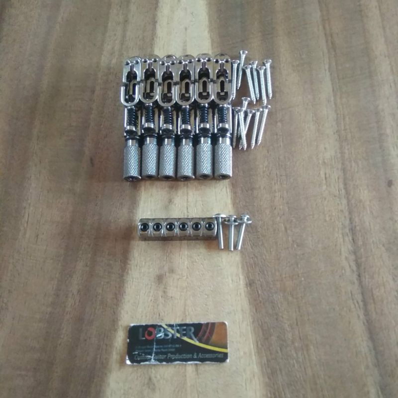 Monorails Tune bridge String Lock Cosmo Headless Guitar 6 String Not Steinberger Bridge
